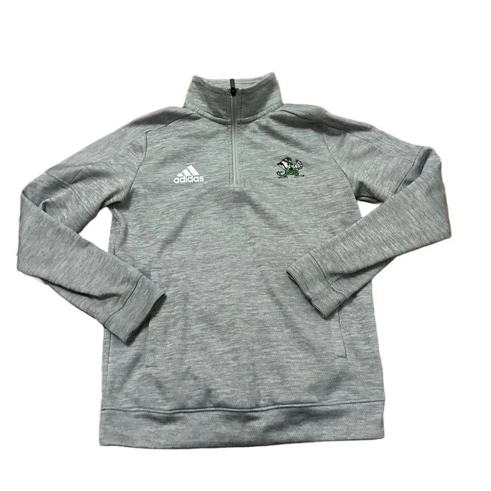 Women’s Adidas Notre Dame Fighting Irish Quarter Zip Pullover Sweatshirt